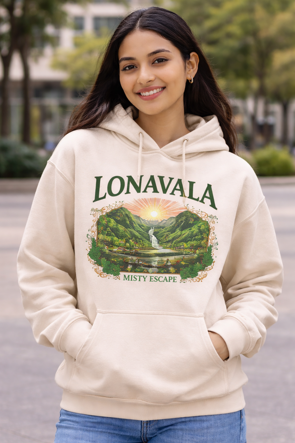 Lonavala Hills Model Tee