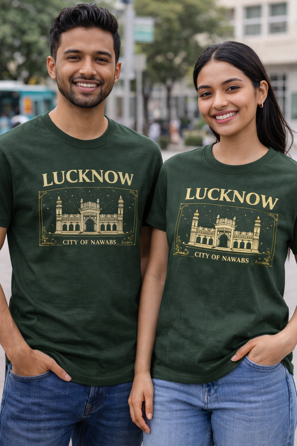 Lucknow Heritage Premium Model Tee